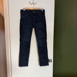 American eagle dark wash next level stretch skinny jeans sixt 8 short